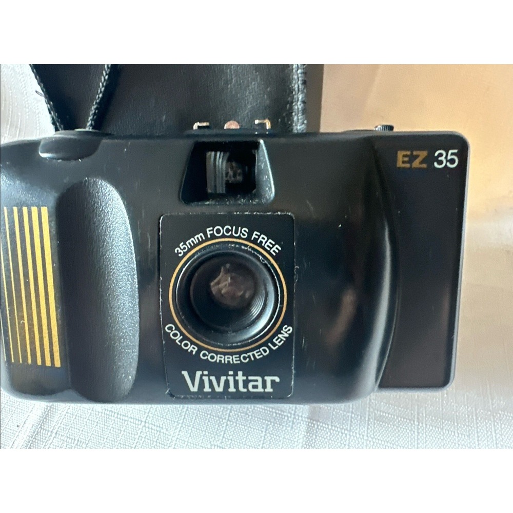 UNTESTED Vivitar EZ 35‎ - 35mm Film Point And Shoot, Vintage Camera